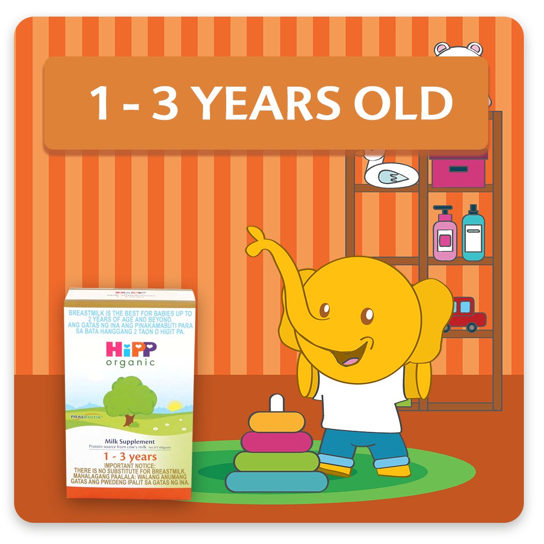 HiPP Organic Milk Supplement 1 3 years Bundle of Joy