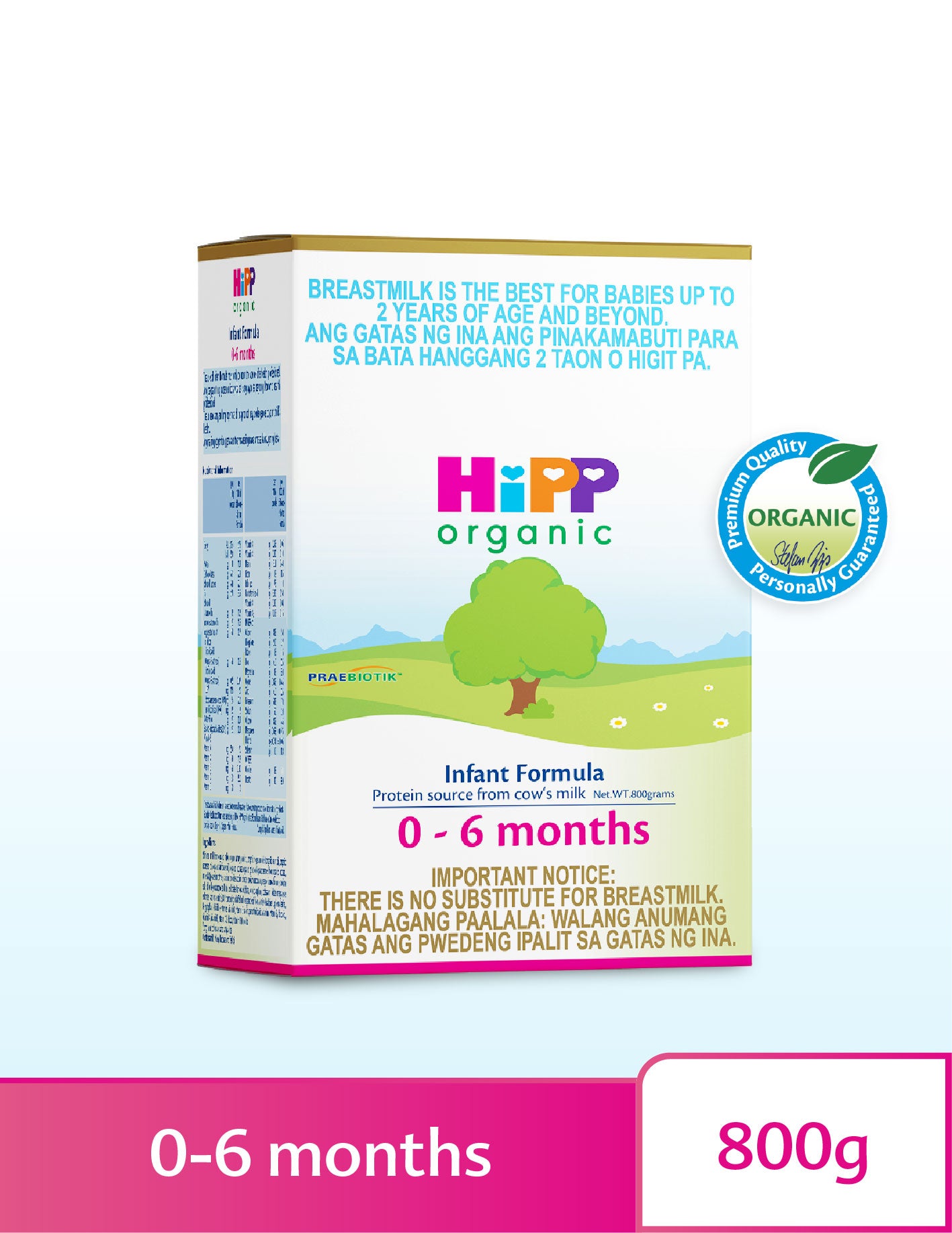 HiPP Organic Infant Formula 0-6 Months 800g