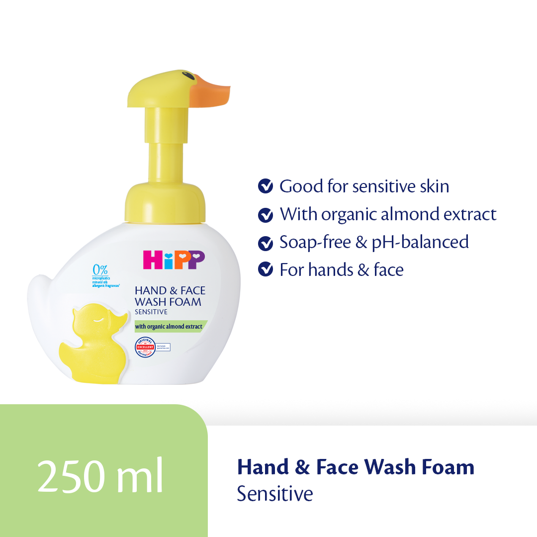 Buy 1 Take 1: HiPP Hand & Face Wash Foam with FREE HiPP Baby Shampoo
