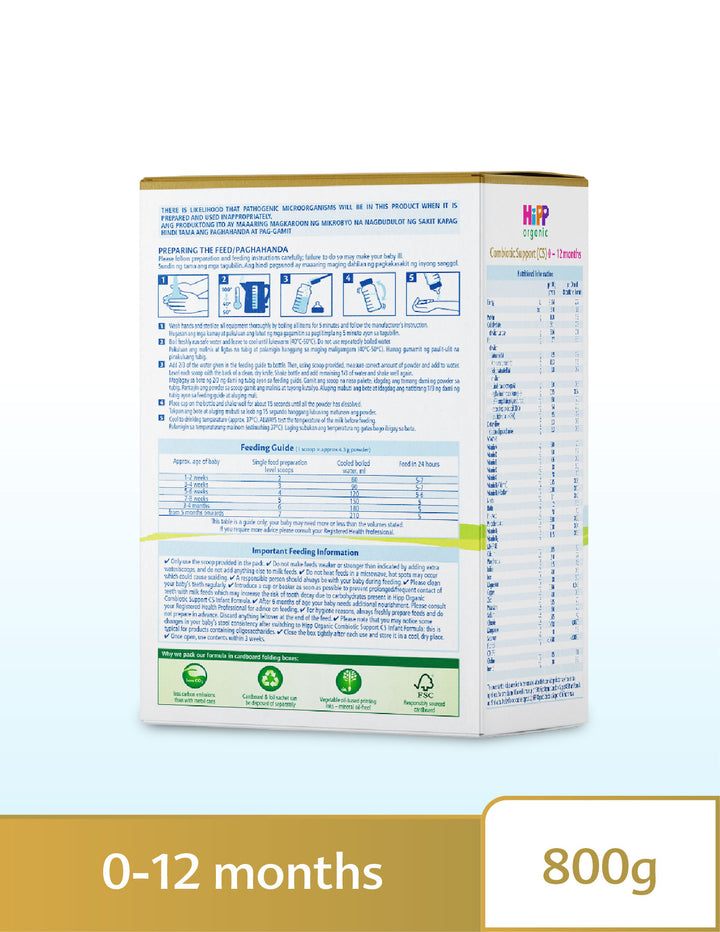 HiPP Organic CS Combiotic Support 0-12 Months – Bundle of Joy