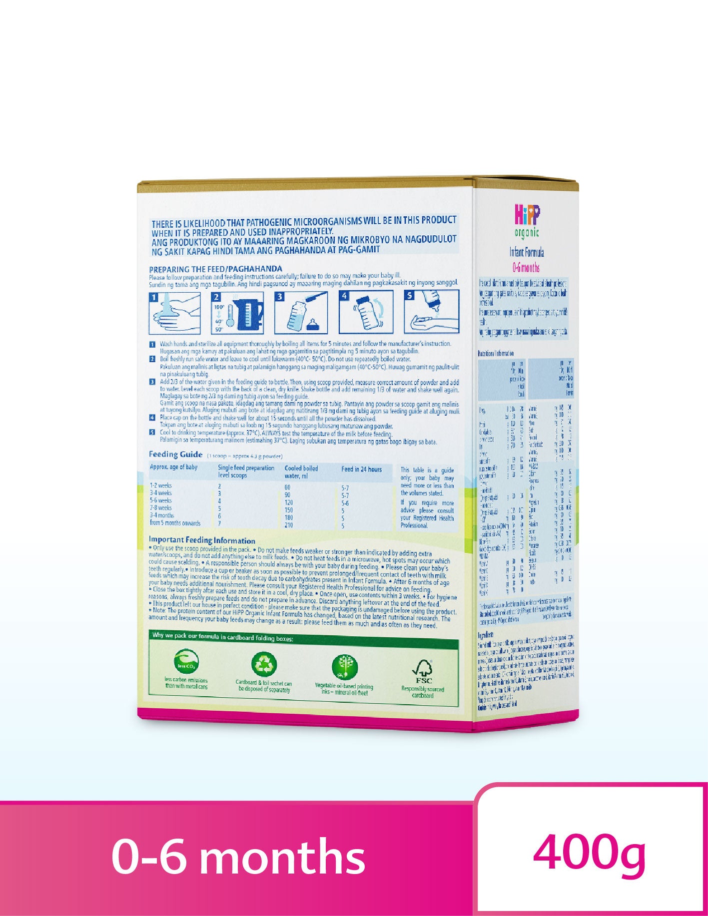 Months Hipp Organic Products HiPP Organic Infant Formula 0-6